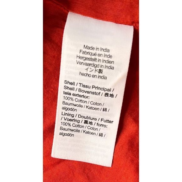 Madewell Eyelet Ruffle-Sleeve Mini Dress in Fresh Chili, Size XS - Picture 12 of 16